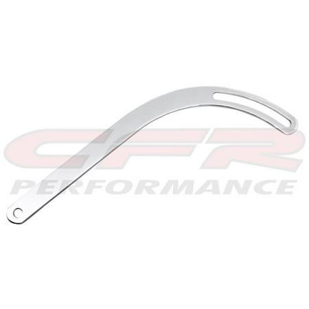 - CFR HZ-9323-PBK Steel Chevy Small Block Alternator Brackets Header Mount Swp -Black