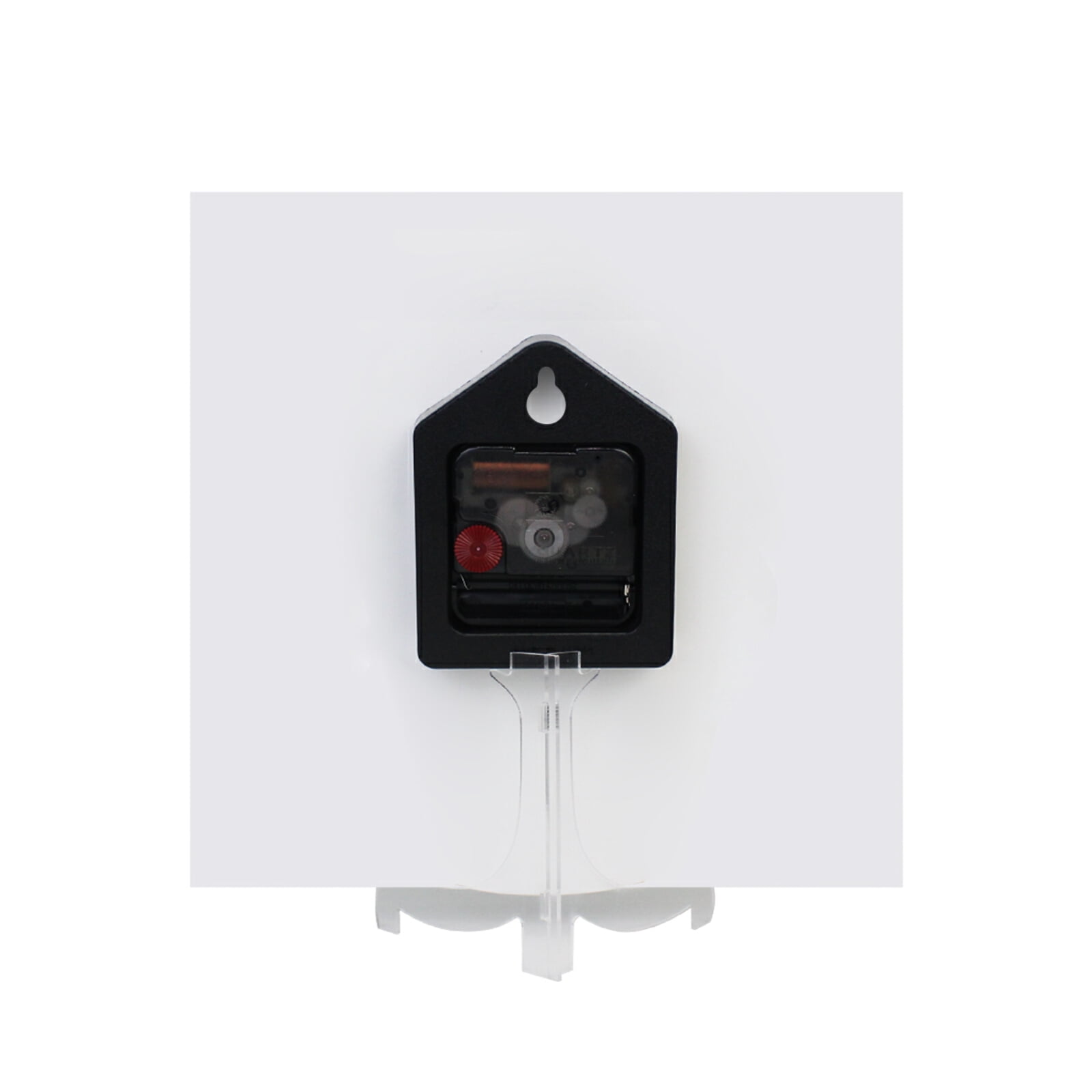 Colorful Hologram Waves Wall Clock Decorative Square Silent Non-Ticking Operated Clocks Aesthetic for Bedroom Living Room