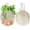 2Pcs-Beige, variant on 2-Pack Reusable Mesh Grocery Bags, 100% Cotton String, Long Handle Produce Bags, Fruit & Veggie Storage