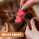 thumbnail image 2 of GOOHOCHY 10 pasadores románticos con forma de corazón, pinzas de cocodrilo, bonitos accesorios para el cabello., 2 of 8