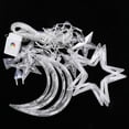 thumbnail image 6 of SLPUSH 138 LED Star Moon Curtain String Lights, Window Curtain Lights Ramadan Decoration Christmas Wedding, Party, Home, Patio Lawn Decorations, 6 of 7