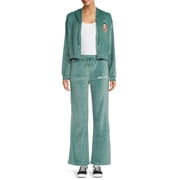 Paul Frank Juniors Graphic Velour Hoodie & Pants Set, 2-Piece