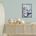 thumbnail image 4 of Stupell Industries Coastal Three Oyster Seashells Gray Floating Frame Canvas Art, 21 x 31, by Petals Prints Design, 4 of 8