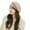 Khaki, variant on SERTG Women's Knitted Beret Fall Winter Cap Soft Fashion Thickened Warm Comfortable Hat(Coffee,Free Size)