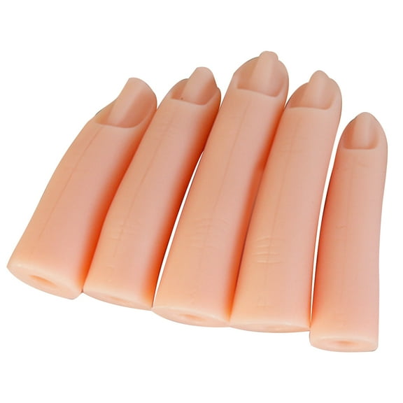 SOPOTUTU nail practice hand silicone manicure training for salon artists nail art design 5pcs