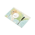 thumbnail image 3 of MKHERT Retro Map of USA United States, American Map Placemats Table Mats for Dining Room Kitchen Table Decoration 12x18 inch,Set of 6, 3 of 4