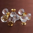 thumbnail image 5 of 20 Pcs Crystal Glass Door Handle Drawer Cabinet Furniture Kitchen Handle Diamond Table Knob, 5 of 8
