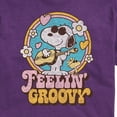 thumbnail image 2 of Peanuts - Feelin Groovy Snoopy And Woodstock Lights Only - Men's Short Sleeve Graphic T-Shirt, 2 of 5