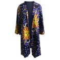 thumbnail image 3 of Tejiojio Women Clothes Discounted Fashion Women Printed Pocket Jacket Outerwear Cardigan Overcoat Long Trench Coat, 3 of 5