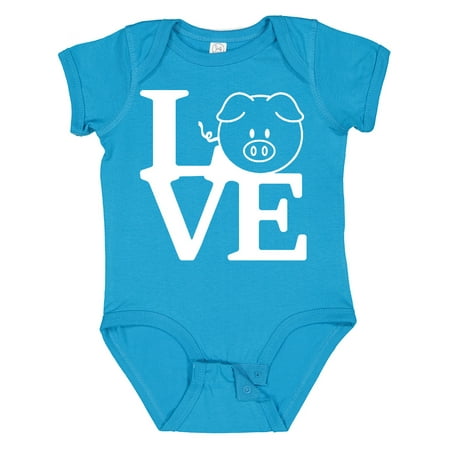 

Inktastic I Love Pigs 2 Gift Baby Boy or Baby Girl Bodysuit