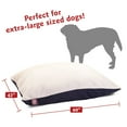thumbnail image 2 of Majestic Pet Solid Color Rectangular Pillow Dog Bed Machine Washable Blue X-Large 42" x 60" x 8", 2 of 5