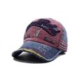 thumbnail image 1 of Gorra de béisbol roja, gorra de Golf ajustable Unisex, pantalones vaqueros Vintage transpirables, gorra con protección solar Anti-UV, gorra deportiva de moda Hip-hop, 1 of 2