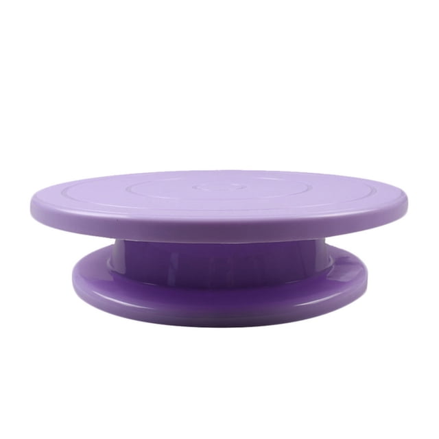 sweethay giratorio para tartas, decoración de tartas, moldeado, giratorio de plástico, herramienta para hornear Herramientas y accesorios para hornear violeta sweethay HA6404-04B