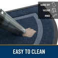 thumbnail image 6 of Buganda Half Round Door Mat, Heavy Duty Rubber Entrance Mat, Low Profile Dirt Trapper Doormat Outside, 47" x 32", Navy Blue, 6 of 7