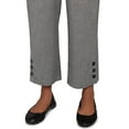 thumbnail image 4 of Alfred Dunner Womens Button Cuffed All Around Elastic Ankle Pant, 4 of 4