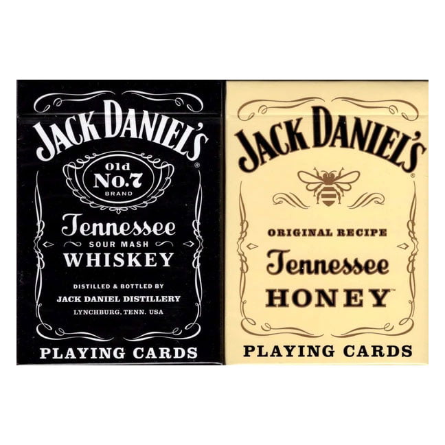 Sealed New Old Stock US Playing NEW Jack Daniels Poker Size Playing Cards 