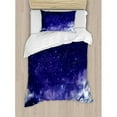 thumbnail image 3 of Ambesonne Space Dreamy Night with Stars Duvet Cover Set, 3 of 3