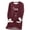 Wine, variant on Womens Christmas Fleece Lined Sweatshirts Long Sleeve Winter Warm Pullover Xmas Holiday Fuzzy Thermal Tops, XXL Wine