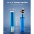 thumbnail image 4 of Whole House Water Filter Replacement Cartridge,4.5"x20"GAC Activated Carbon,Replacement Filter for Whole Home Water Filtration System,Reduce Chlorine,Chemicals,VOCs,Taste,Odor, 4 of 12