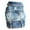 Sky Blue, variant on erfcxs Distressed Denim Vest Pet Outfit With Ripped Detail Edgy Fashion Style For Small To Medium Dogs Cats Adjustable Waist Neck Straps Durable Blend Fabric For Daily Wear