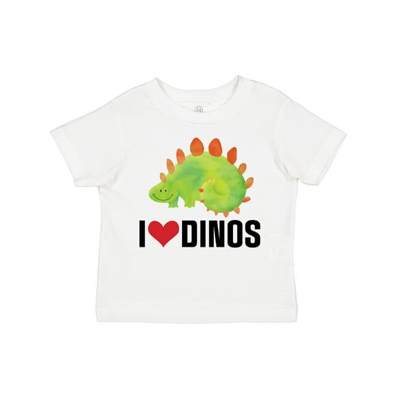 Inktastic Dinosaur I Love Dinos Prehistoric Jurassic Animal Boys or Girls Toddler T-Shirt