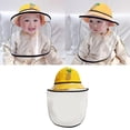 thumbnail image 1 of Cara Reutilizable Para Niños, Sombrero De Protección Prueba De Polvo Saliva Salpicaduras Protección De Seguridad Sombrero De Protección De - amarillo-L, 1 of 8