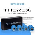 thumbnail image 4 of Thorex Back & Body Roller, Deep Tissue Muscle Massage and Pain Relief Blue, 4 of 5