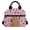 Capybara Coffee Hearts Design, variant on HUIACONG Starry Sky Train Pattern Lunch Bag, Aluminum Film Material Lightweight Travel Lunch Bag for Students