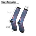 thumbnail image 4 of Vsdgher Watercolor Sky Dragon Print Thigh High Socks Extra Long Stretchy Sock Women Over Knee High Opaque Stocking Daily Wear, 4 of 5