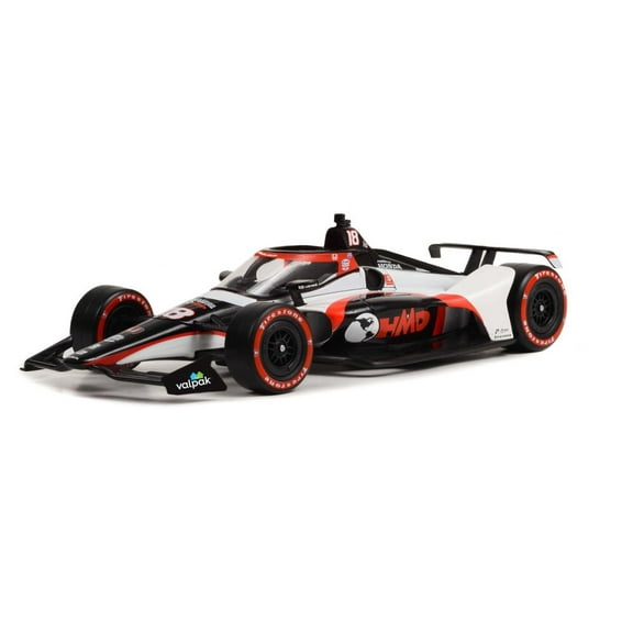 2022 NTT IndyCar, #18 David Malukas/Dale Coyne - Greenlight 11158 - 1/18 Scale Diecast Car