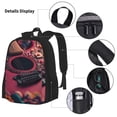 thumbnail image 3 of Bingfone Romantic Heart Guitar for Backpack Lunch Bag Pencil Case Set, Large Capacity School Backpack Combination Three-piece Set, Unisex, 3 of 7
