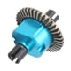 thumbnail image 5 of Juego de engranajes diferenciales profesionales de metal de 38 dientes para coches RC HSP 94122, 94123, 94111 y 94188 a escala 1/10, color azul., 5 of 14
