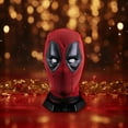thumbnail image 6 of Guvpev Daedpool Mask - Superhero Wade Winston Wilson Cosplay Mask Full Face Helmet Handmade Halloween Cosplay Costume Accessory Daedpool Mask for Kids, Teens & Adults Cosplay, 6 of 14