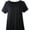 Black, variant on Plus Size Casual T Shirt for Women Flowy Swing