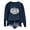 Navy, variant on Halloween Shirts for Women Fall Trend Loose Hoodie Sweatshirt for Women Modern Streetwear Layering Top with Cozy Interior Orange S