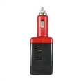 thumbnail image 4 of Inversor, USB 2.1A DC 12V Inversor de corriente Convertidor de potencia Los mejores materiales, 4 of 8