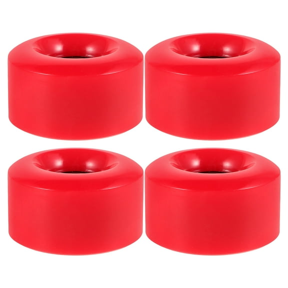 Landege 4-Pack PU Replacement Roller Skate Wheels for Smooth Rolling, Roller Skate Accessories Suitable for All Skill Levels