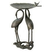 Innova Double Heron Lily Pad Bird Bath