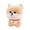 Beige, variant on Fluffy Puppy Plush Doll Soft Cute Lifelike Puppy Stuffed Animal with Pendant Portable Small Dog Plush Toy Gift for Birthday Home Desk Decor