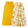 thumbnail image 1 of Saco de dormir TILLYOU para 6 a 12 meses, 0,5 tog, 2 unidades, algodón ligero, 1 of 6