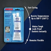 Silicone Gasket Maker White 3 oz. ABRO