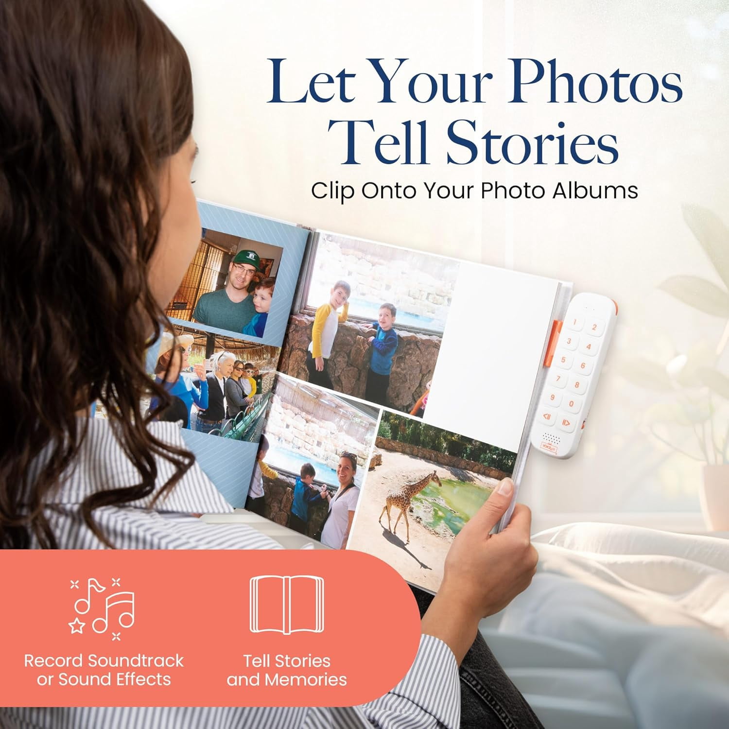 VoiceGift PLAY™ Screen-Free Voice Recorder and Audio Playback Device for Adults