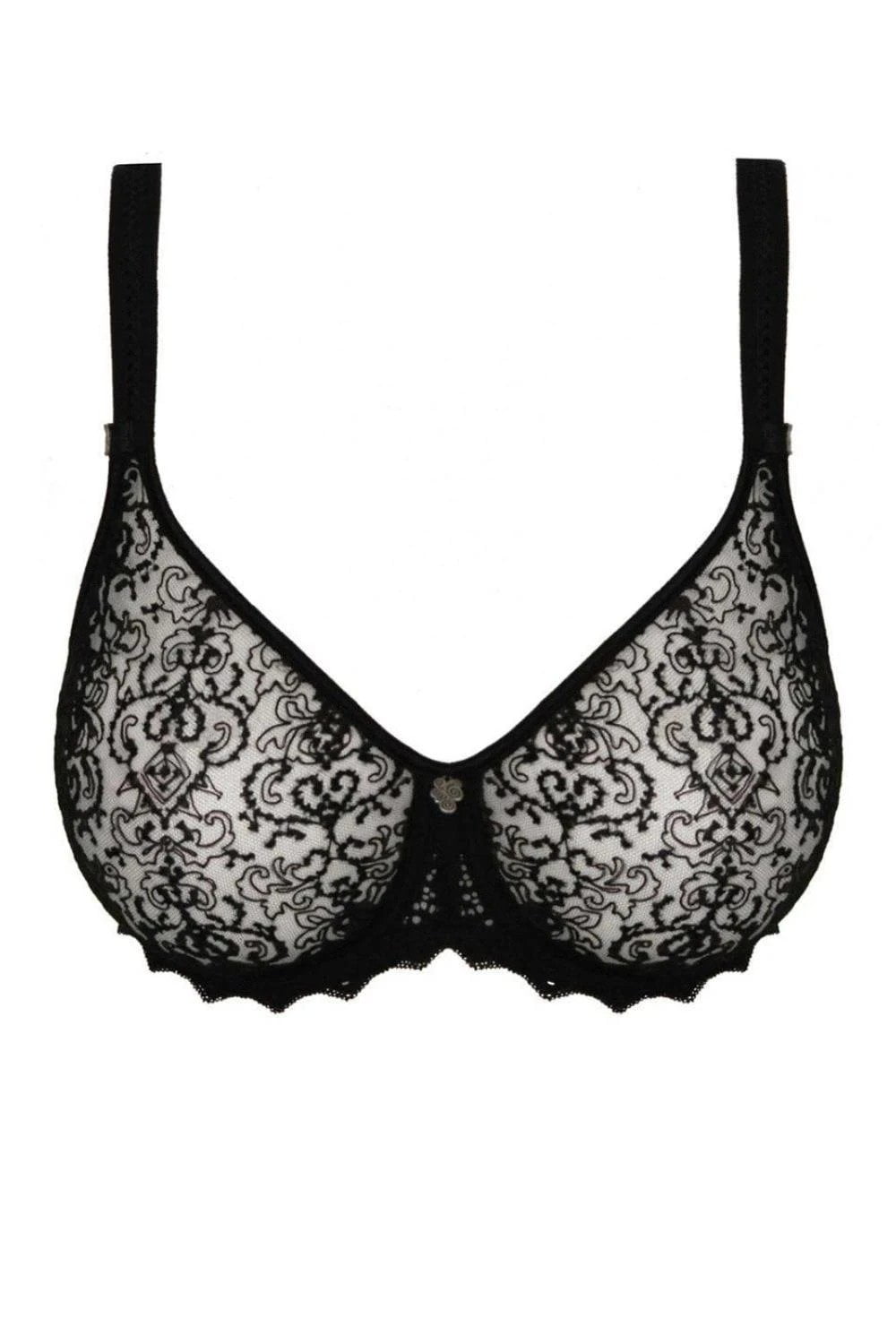 Empreinte Women's Cassiopee Seamless Embroidery Full Cup Bra, 07151, Henna,  34E at  Women's Clothing store