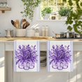 thumbnail image 4 of Eucalyptus Purple Kitchen Towels Set of 4, Stripes Bottle Flower Cactus Plant Absorbent Dish Towels for Kitchen, Microfiber Hand Towel, Quick Drying Tea Towel for Cleaning Decorative Dishcloths, 4 of 7