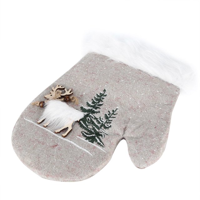Decoración navideña, calcetín navideño, guante, regalo, regalo de Navidad, bolsa de regalo de Navidad, estética elegante