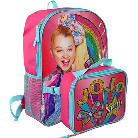 JoJo Siwa - Jojo Siwa 16" Backpack with Lunch Bag - Walmart.com - Walmart.com