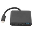 thumbnail image 3 of Estaciones de acoplamiento 3 en 1 Hub TypeC a HDMI Adaptador convertidor USB Unidad gratuita, 3 of 8