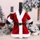 thumbnail image 4 of Funda navideña para botella de vino, suéter de punto decorativo, decoración para botella de vino de Papá Noel, regalo de fiesta de Navidad, 2 piezas, 4 of 7