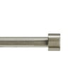 thumbnail image 3 of (2 pack) Mainstays 3/4" Nickel End Cap Adjustable Single Curtain Rod Set, 30-84", 3 of 9