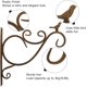 thumbnail image 3 of Soporte de planta montado en la pared de balcón, conjunto de 2 formas de pájaro europeo retro, gancho colgante de hierro forjado, para linternas de cesta con tornillos, decoración al aire libre para G Feliz Sencillez, 3 of 4
